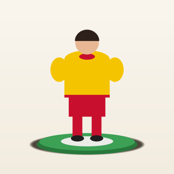 Figurine Subbuteo RC Lens Paire de buts miniatures